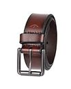 Dockers Men's Everyday Casual Belt-Regular and Big & Tall Sizing, Brown, 38