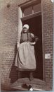 Pays-Bas, Ile Marken, Portrait d&#039;une habitante de Marken, Vintage print, ci