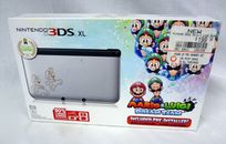 Sistema de videojuegos portátil Nintendo 3DS XL plateado Mario Luigi edición limitada