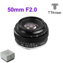 TTArtisan 50mm F2.0 Full Frame Manual Lens for Canon Nikon Fuji Sony L Mount