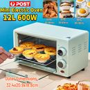 12L Electric Mini Oven Grill Toaster Bake Compact Oven Timer Breakfast Maker AU