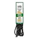Moneysworth and Best Heavy Duty Nomex Shoe Lace, Black/Brown, 48-Inch