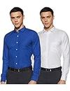 Excalibur by Unlimited Men's Plain Regular fit Formal Shirt (273937122 40_FS_Assorted-Color and Print May Vary