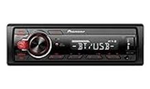 Pioneer Car Stereo MVH-S219BT,Bluetooth,in-Built MIC,USB/AUX/Radio,Dimmer,MOSFET 50W X 4,RCA Pre-Outs 1, WMA/MP3/WAV,Anti Theft Mechanism :Yes