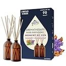 Glade Aromatherapy Reed Diffuser Gift Set, Home Decor Essential Oils Diffuser Calming Fragrance, Moment of Zen with Lavender & Sandalwood, Pack of 2 (2 x 80 ml)