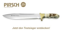 PUMA IP - Longhorn Stag Handmade Hunting Knife 37.5cm w/ Staghorn Handle 810676