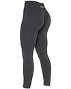 AUROLA Dream Collection Workout Leggings for Women High Waist Seamless Scrunch Athletic Running Gym Fitness Active Pants Asphalt Grey