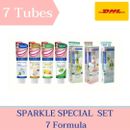 Set Sparkle Special Care 7 Formula Toothpaste Organic Swiss calendula Fresh Care