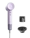 Laifen Hair Dryer SE, Blow Dryer with Diffuser & Nozzle for Curly Hair, 200M Ionic Hair Dryer with 105,000 RPM Low Noise Brushless Motor for High-Speed Drying, for Travel & Home 2024 Upgraded (Purple)