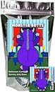 Monster Butts Gummy Grape Flavored Fruit Jelly Disks Fun Unique Halloween Candy Gag Gift for Birthday Girls, Boys, Kids & Teens (5.5 Ounce)