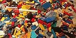 LEGO 1000g mixed pieces, blocks, bricks 1 kg, over 2lb random bulk assortment