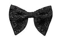 KRAWATTE Men’s Pre-Tied Designer Micro Silk Butterfly Bow Tie (DB-48)
