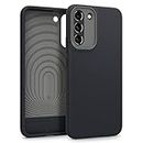 Caseology by Spigen Nano Pop Back Cover Case Compatible with Samsung Galaxy S22 (Thermoplastic Polyurethane and PC | Black Sesame)