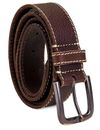 Timberland Men's 1.57 in (40MM) Rugged Genuine Leather Casual Jean Belt