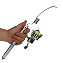 Ice Fishing Combo Kit Winter Rod and Reel Combo for Boat Raft Travel Ice Fishing