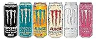 Monster Hydration Energy Drink Varity flavours Pack 500ml (Pack Of 6)