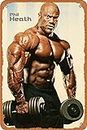 Phil Heath Fan Art Poster Tin Sign for Wall Decorative Metal Signs Living Room,Office, College Dorm, Children's Room, Games Room, Coffee Shop，Library, Classroom, Gym, or Office 8x12 Inch…