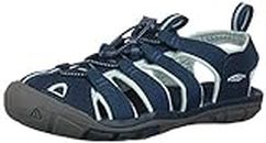 KEEN Female Clearwater CNX Navy Blue Glow Size 9 US Sandal
