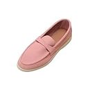 Slippers for Women,Sandals for Women Running Walking Shoes Breathable Summer Toe Elegant Shoes Block Heel Flats Shoes,Pink,41