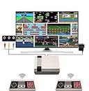 MrDeal 620 Retro Classic Video Game Console AV Output Mini NES Console 620 in 1 Built-in Plug and Play Video Games with 2 Controllers Handheld Games for Kids & Adults (Small), Multicolor