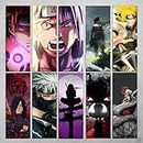 REDCLOUD set of 12 Naruto anime wall posters for room size 4.5x12 inch