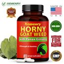 Horny Goat Weed - Ginseng, Maca, Tribulus - Testosterone Booster, Muscle Health