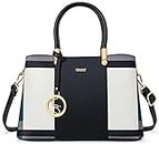 TIBES Top-Handle Handbags for women Ladies Satchel Purse Splicing color Shoulder Bag Fashion Tote Bags