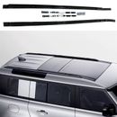 For Land Rover Defender 110 Roof Rail Luggage Rack Carrier Black Alloy 2020-2024