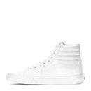 Vans Unisex Classic Sneakers Zapatillas altas, True White Canvas, 12 Women/10.5 Men