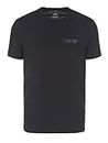 Armani Exchange Men's Sustainable, Logo on Front, Cross Gender, Regular fit T-Shirt, Schwarz, M