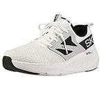 Skechers Men's GOrun Elevate-Lace Up Performance Athletic Running & Walking Shoe Running, White/White/Black, 13