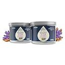 Glade Aromatherapy Essential Oils Duftkerze 2er Pack, Moment of Zen, Glade Duftkerze mit ätherischen Ölen, Lavendel + Sandelholz, (2x260g)