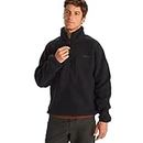 Marmot Men's Fleece Hoops 1/2 Zip Sweatshirt, Black, XXL