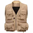 Men's Multifunction Pockets Travels Sports Fishing vest Outdoor vest Fishing Quick-drying Mesh vest