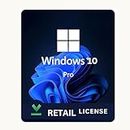 Windows 10 Pro Key Retail Key For Life Time Validity Single Pc 32 and 64 Bit for Windows