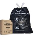 51 bolsas de inodoro portátiles 8 galones compost 3 rollos de 17 bolsas camping