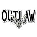 Outlaw Racing Wheel Motorcycle Motorbike Car Sticker Decal Car Automotive Fuel Racing