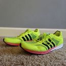 Adidas Adizero Prime Solar Yellow Running Shoes Mens Size 11.5 US FZ5233