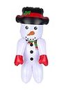 Henbrandt Inflatable Snowman Toy 65cm Blow Up Snowman Kids Inflatables Xmas Party Decorations Photo Booth Props Indoor Holiday Decoration Novelty Gift Santa Toys