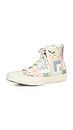 Converse Women's Chuck Taylor All Star Stripes Sneakers, Egret/Pink Clay/Indigo Oxide, 3.5 UK