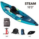 Aqua Marina STEAM 312cm 1 Person, Reinforced PVC, Drop-stitch floor, Kayak Pack