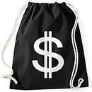 MoonWorks Money Bag - Bolsa de deporte, diseño con símbolo de dólar, color Dollar 1 schwarz, tamaño talla única