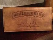 NEW Rolling Tobacco Pouch Wallet Purse Case For Rolling Cigarette Brown Color