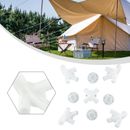 Kit de 9 pièces de rechange pour connecteurs d'angle de tente d'auvent Gazebo e