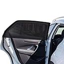 2pack Sonnenschutz Auto Baby bis zu 105 cm, atmungsaktive Mesh-Fensterabdeckung für Auto, Seitenfenster-Bildschirm für Auto-Campingausflug, fit für die meisten Autos Truck SUVs
