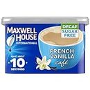 Maxwell House International Coffee Decaf Sugar Free French Vanilla Cafe, 4-Ounce Cans (Pack of 4) by Maxwell House