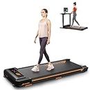 ACTFLAME Walking Pad Treadmill, Under Desk Treadmill for Home and Office, 2 in 1 Portable Treadmill with Smart Remote Control, Compact Treadmill 265LB Capacity for Walking and Jogging