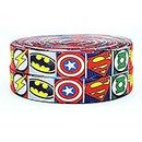 2m x 25mm MARVEL AVENGERS SUPER HERO GROSGRAIN RIBBON FOR CAKE'S BIRTHDAY CAKES GIFT WRAP WRAPPING RIBBON CRAFT by Pimp My Shoes