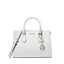 Michael Kors handbag for women Sheila satchel medium, Optic White