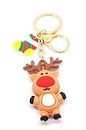 Trunkin Multicolour Cute Reindeer Santa Claus Christmas Snow Xmas Keyring Keychain
